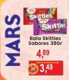 Federzoni Supermercados Bala Skittles Sabores oferta