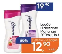 Imec Supermercados Loção Hidratante Monange oferta