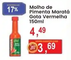 Federzoni Supermercados Molho de Pimenta Maratá Gota Vermelha oferta