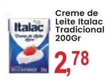 Federzoni Supermercados Creme de Leite Italac Tradicional oferta