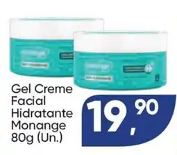 Imec Supermercados Gel Creme Facial Hidratante Monange oferta