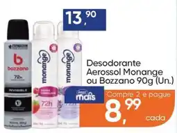 Imec Supermercados Desodorante Aerossol Monange ou Bozzano oferta