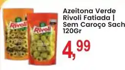 Federzoni Supermercados Azeitona verde rivoli fatiada sem caroço sachê oferta