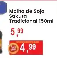Federzoni Supermercados molho de soja sakura tradicional oferta