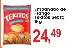 Federzoni Supermercados Empanado de frango tekitos seara oferta