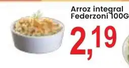 Federzoni Supermercados Arroz integral Federzoni oferta