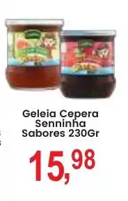 Federzoni Supermercados Geleia Cepera Senninha Sabores oferta