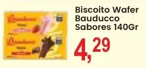 Federzoni Supermercados Biscoito Wafer Bauducco Sabores oferta