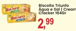 Federzoni Supermercados Biscoito triunfo água e sal | cream cracker oferta