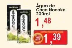 Federzoni Supermercados Água de Coco Nocoko oferta