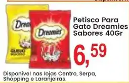 Federzoni Supermercados Petisco para gato dreamies sabores oferta