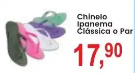 Federzoni Supermercados Chinelo Ipanema Clássica o Par oferta
