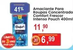 Federzoni Supermercados Amaciante Para Roupas Concentrado Comfort Frescor Intenso oferta