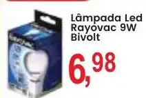 Federzoni Supermercados Lâmpada Led Rayovac 9W Bivolt oferta