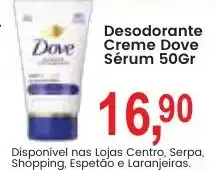 Federzoni Supermercados Desodorante Creme Dove Sérum oferta