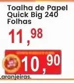 Federzoni Supermercados Toalha de Papel Quick Big 240 Folhas oferta
