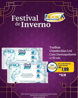 Proença Supermercados Toalhas Umedecidas Uni Care Demaquilante oferta