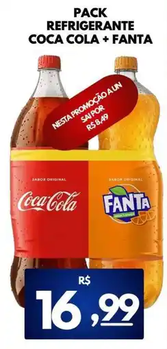 ServBem Pack refrigerante coca cola + fanta oferta