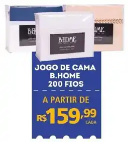 Bistek Supermercados jogo de cama b.home 200 fios oferta