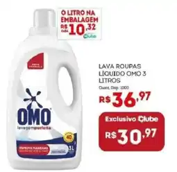 Bistek Supermercados lava roupas líquido omo 3 oferta