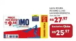 Bistek Supermercados Lava roupa pó omo 2.2 kg lavagem perfeita oferta