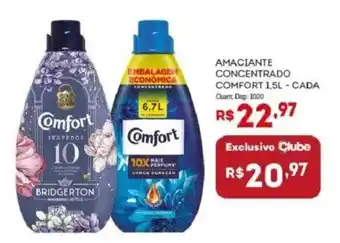 Bistek Supermercados Amaciante concentrado comfort oferta