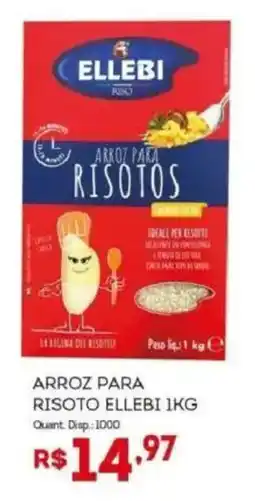 Bistek Supermercados Arroz para risoto ellebi oferta