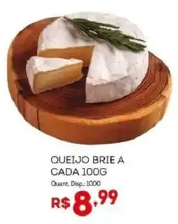 Bistek Supermercados Queijo brie a cada 100g oferta
