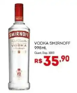Bistek Supermercados Vodka smirnoff oferta