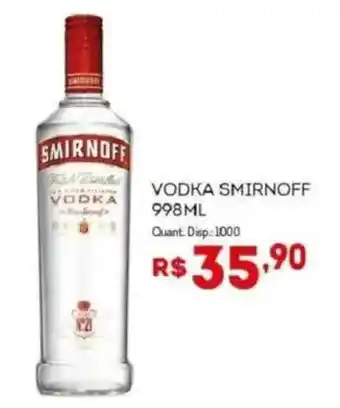 Bistek Supermercados Vodka smirnoff oferta