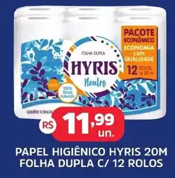 Supermercados Correia papel higiênico hyris 20m oferta