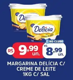 Supermercados Correia Margarina delícia c/ creme de leite oferta