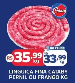 Supermercados Correia Linguiça fina cataby pernil ou frango kg oferta