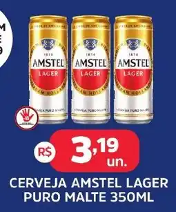 Supermercados Correia Cerveja amstel lager puro malte oferta