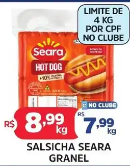 Supermercados Correia Salsicha seara granel oferta