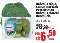 Supermercados Mateus Brócolis Ninja, Couve Flor Nob Peterfrut ou Brócolis Florete Brocolicia oferta