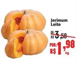 Supermercados Mateus Jerimum Leite oferta