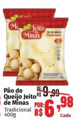 Supermercados Mateus Pão de Queijo Jeito de Minas Tradicional oferta
