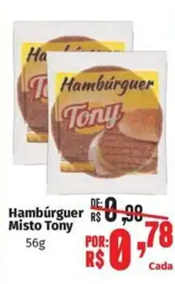 Supermercados Mateus Hambúrguer Misto Tony oferta