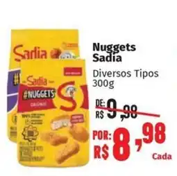 Supermercados Mateus Nuggets Sadia Diversos Tipos oferta