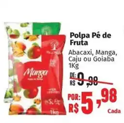 Supermercados Mateus Polpa Pé de Fruta oferta