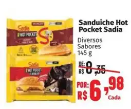 Supermercados Mateus Sanduíche hot pocket sadia oferta