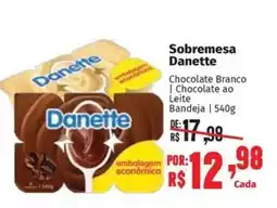 Supermercados Mateus Sobremesa Danette oferta