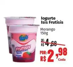Supermercados Mateus logurte isis frutisis morango oferta