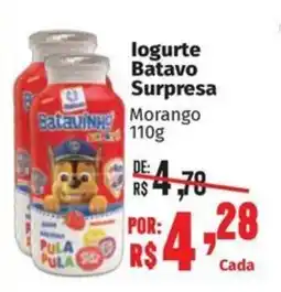 Supermercados Mateus Iogurte Batavo Surpresa Morango oferta