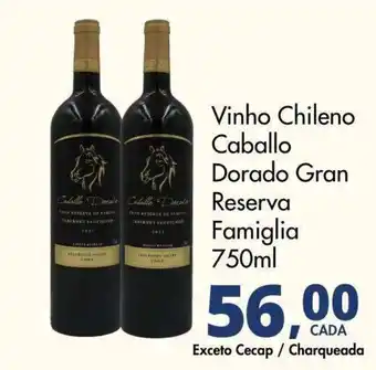Vinho Chileno Caballo Dorado Gran Reserva Famiglia