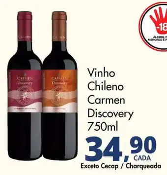 Vinho chileno carmen discovery