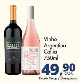 Delta Supermercados Vinho Argentino Callia oferta