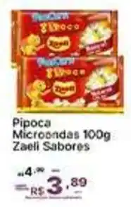 Super Lagoa Pipoca Microondas 100g Zaeli Sabores oferta