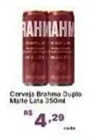 Super Lagoa Cerveja brahma duplo malte lata oferta